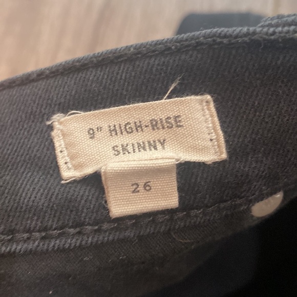 Madewell 9" High rise  Skinny Jeans  26 - Picture 6 of 7